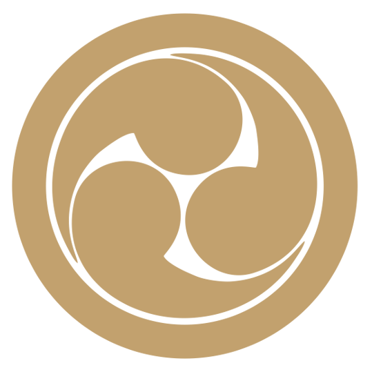 Zlaté mitsu tomoe Kasumi Dojo